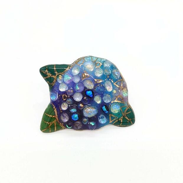 楽天市場】【UncleZ】 七宝焼き 帯留 鳥（カワセミ）小 : 京の恵み