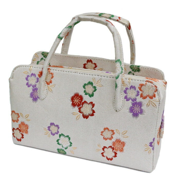 楽天市場】【訳あり】利休バッグ (08025) 金襴 縞 文様 和装バッグ