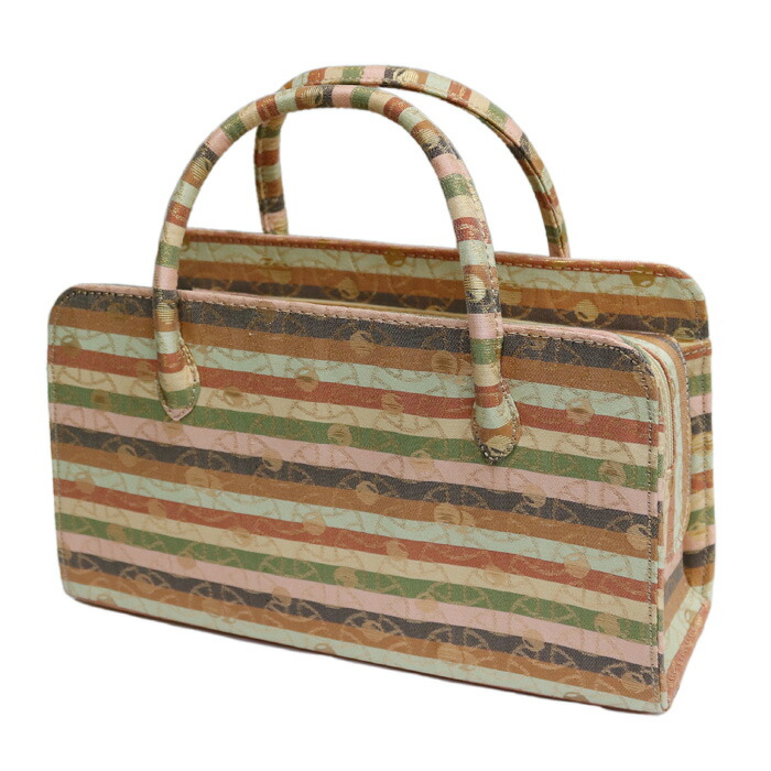 楽天市場】【訳あり】利休バッグ(08A010) 金襴 縞 文様 和装バッグ