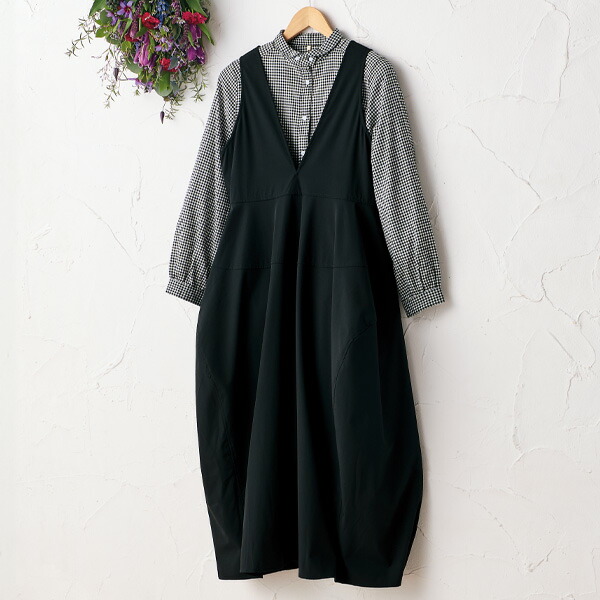 楽天市場】ノースリーブワンピース レディース シニア サイドボタン