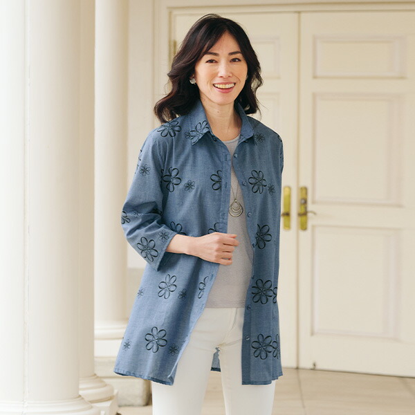 サファリシャツ アウター シャツ レディース 麻入りシャツジャケット 婦人服 ミセス シニア 女性 長袖 薄手 40代 50代 60代 母の日 お母さん 春夏　nss　p24086 楽天市場】シャツ 麻混 レディース きれいめ 麻入りシャツ