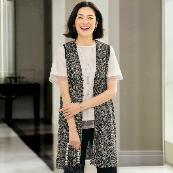 ベスト ジレ レディース おしゃれ 春夏 ミセス シニア ファッション 50代 60代 70代 80代 ストライプロングベスト 楽天市場】ベスト ジレ レディース おしゃれ 春夏 ミセス シニア