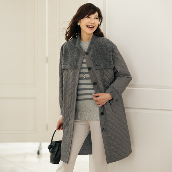 おしゃれ アウター レディース 春 秋冬 / コーデュロイドルマンショートコート / 40代 50代 60代 70代 ミセスファッション シニアファッション 服