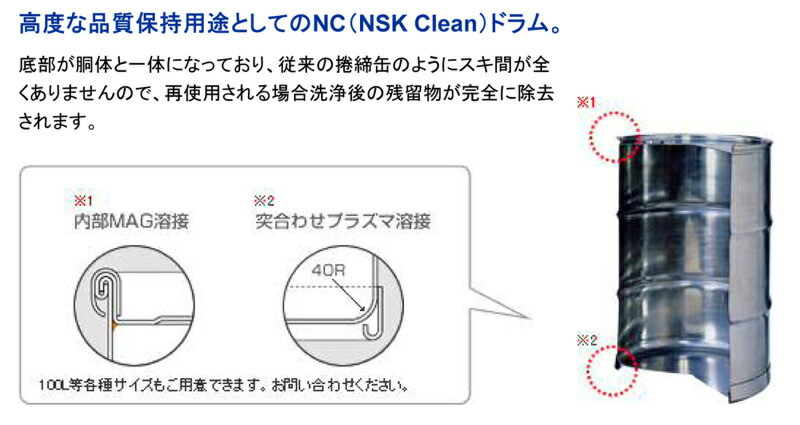 かわいい！ ステンレス ドラム缶 ＳＵＳ304 200Ｌ 1.5ｔ ＮＣクローズドラム缶 液体ＵＮ対応品 日本一の品質と出荷量の日本製缶工業製  fucoa.cl