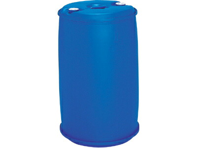 ドラム缶　プラスチックドラム（クローズタイプ）　ＰＤＣ２００Ｌ&minus;２（持手有）｜京都空罐店