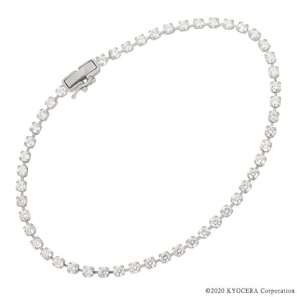 プラチナダイヤモンド テニスブレス プラチナ900 プラチナ850 ダイヤモンド テニス ブレスレット J387079