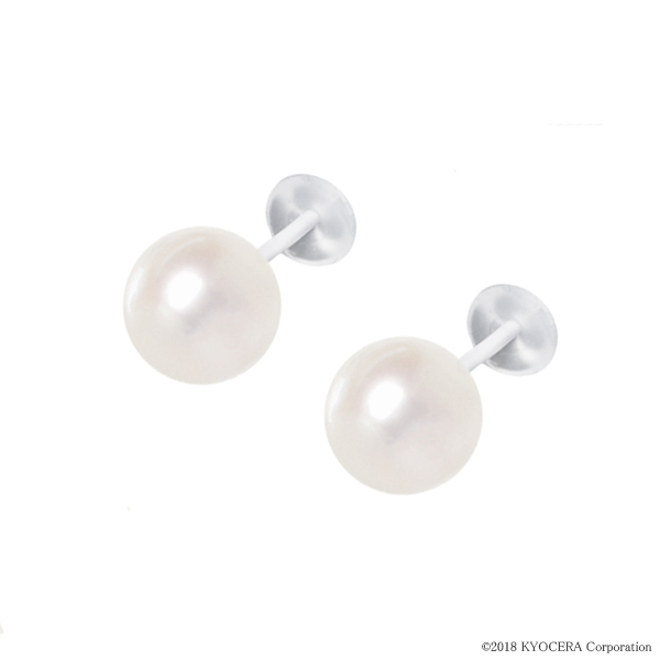 楽天市場】真珠 パール ピアス プラチナ アコヤ真珠 9.0mm〜9.5mm