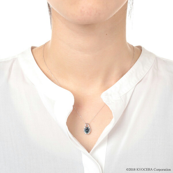 バーゲン アレキサンドライト ネックレス K18ホワイトゴールド オーバル メレダイヤ10石 6月誕生石 プレゼント クレサンベール 京セラ 人気商品再入荷 Guadalupe Cafe