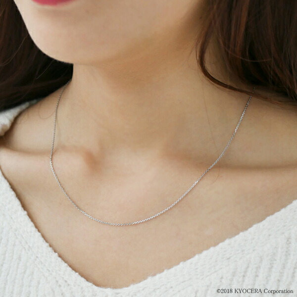 楽天市場】あずきチェーン 幅1.1mm K18イエローゴールド 45cm フリー