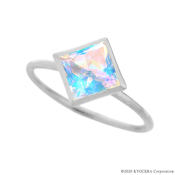 楽天市場】ウォーターオパール リング 指輪 K18ホワイトゴールド ペア