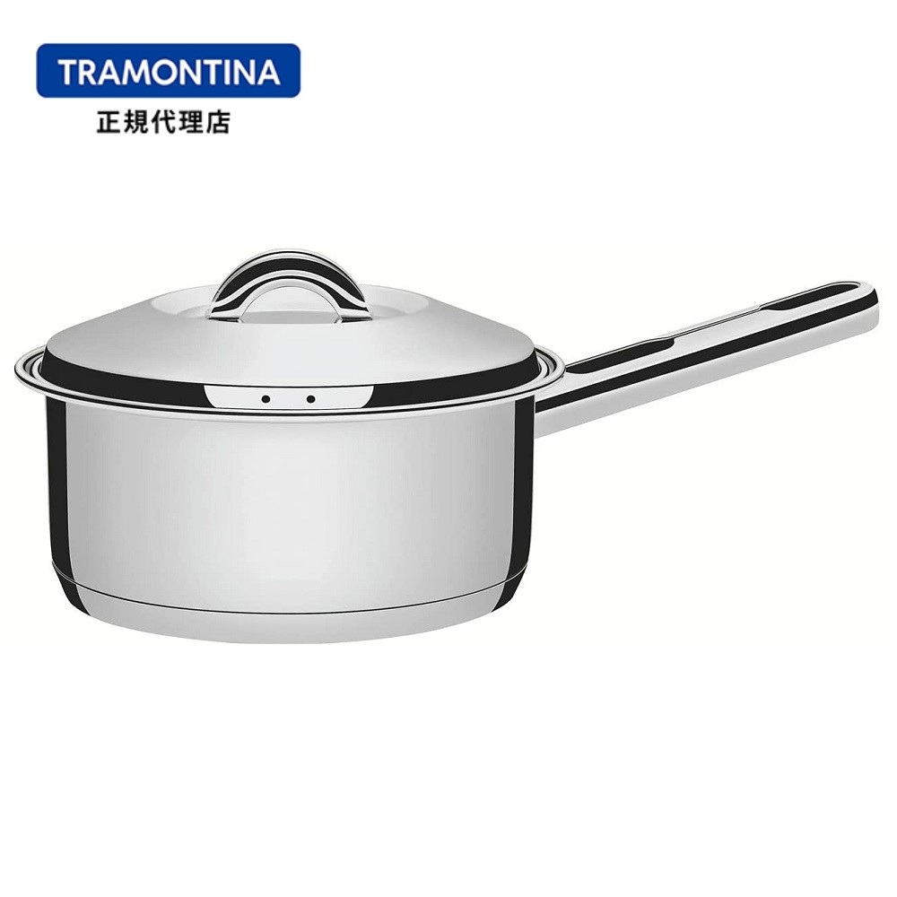 【送料無料】TRAMONTINA ソラール ソースパン 24cm トラモンティーナ【ソースパン】【片手鍋】【蓋付き】【オールステンレス】【食洗器対応】【IH対応】｜キョウダイ マーケット