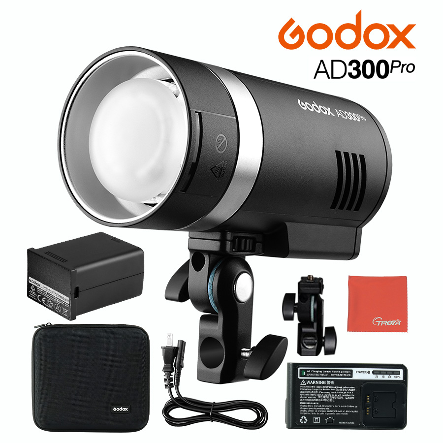 新品本物 2022年版バッテリー付き Godox AD300Pro 300W 屋内外用