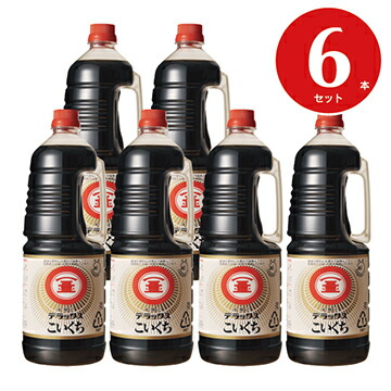 <br>[こいくち醤油]デラックス醤油 1.8L×6本[マルキン]