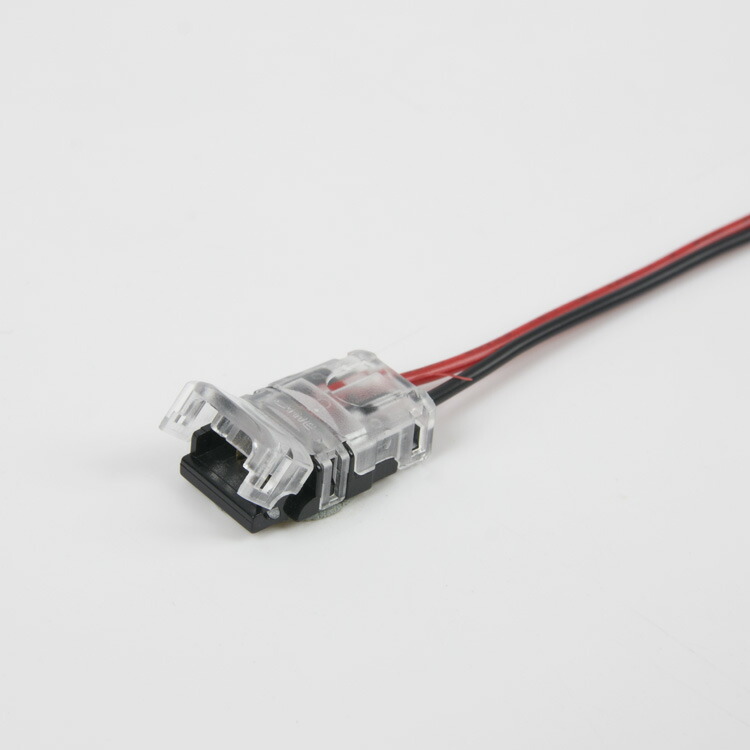 楽天市場 Ledテープライト 単色smd5050 25非防水用 延長ケーブル 18cm 差込み式 連結コネクター 延長用コネクター 簡単接続コネクター 半田付け不要 導線タイプ 共同照明led専門店