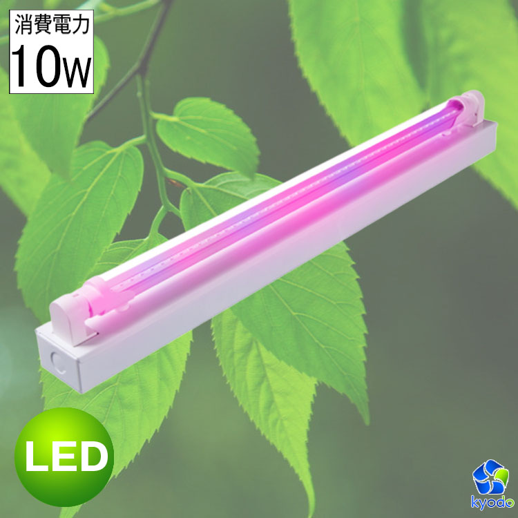 楽天市場 トラフw型 Led蛍光灯 w形 直管 植物育成 蛍光灯 サンプランター 水耕栽培ランプ 室内用 58cm 580mm G13 T8 園芸 共同照明led専門店