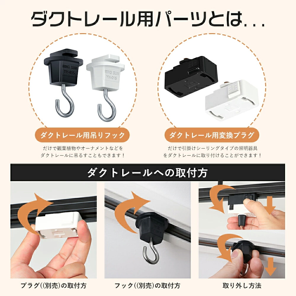 マラソン限定5%OFFクーポン／【1位常連】ダクトレール 1.5m 