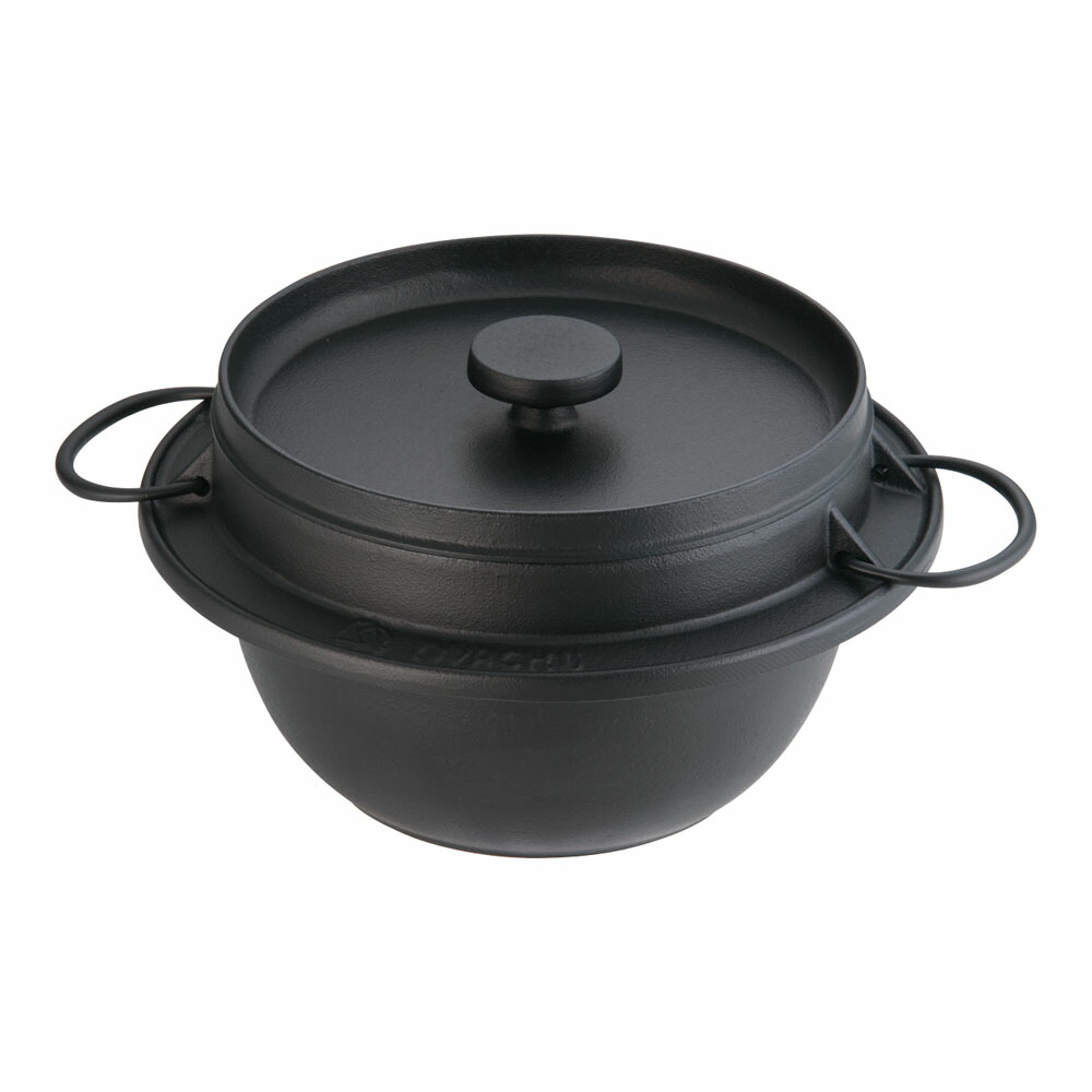 楽天市場】岩鋳 鋳鉄ごはん鍋 21-086 5合炊 鉄製 ごはん炊き ふっくら