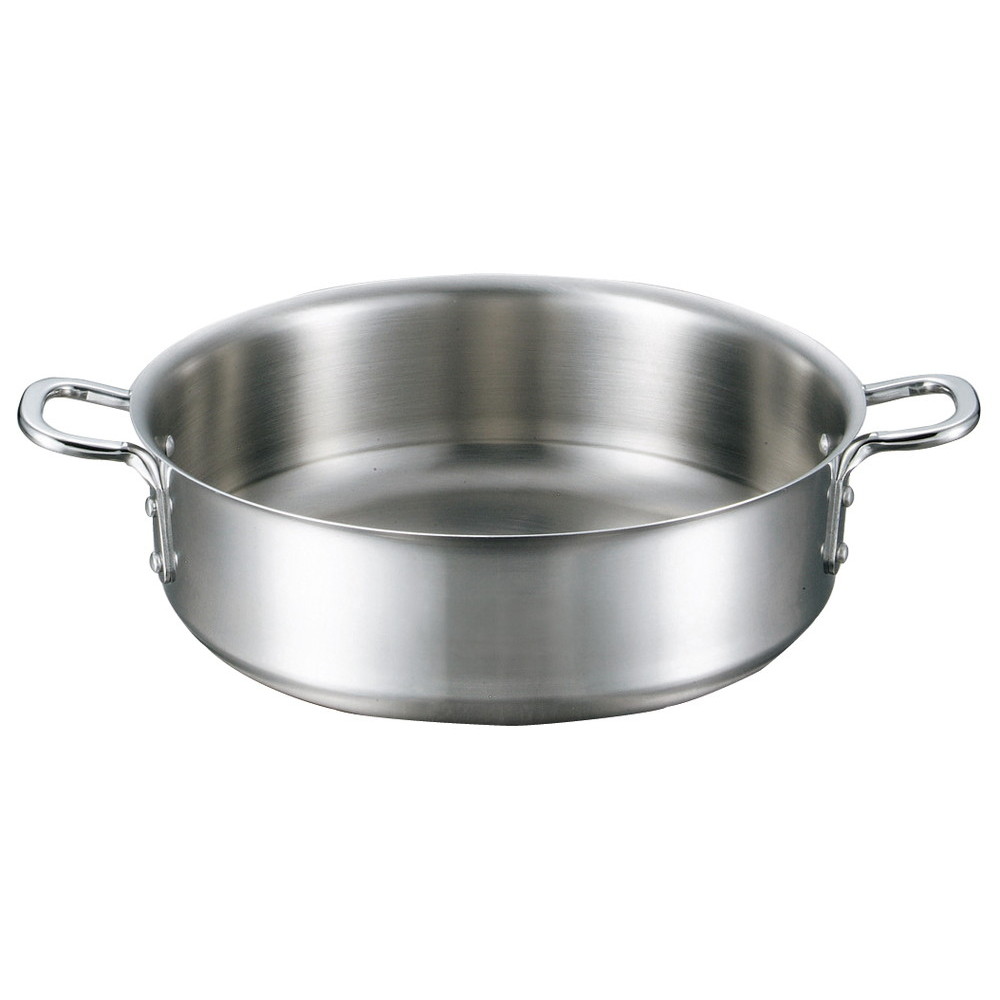 EBM ビストロ 三層クラッド 外輪鍋 33cm 蓋無 (EBM26)(0085-03)|食器の通販 KYOEI