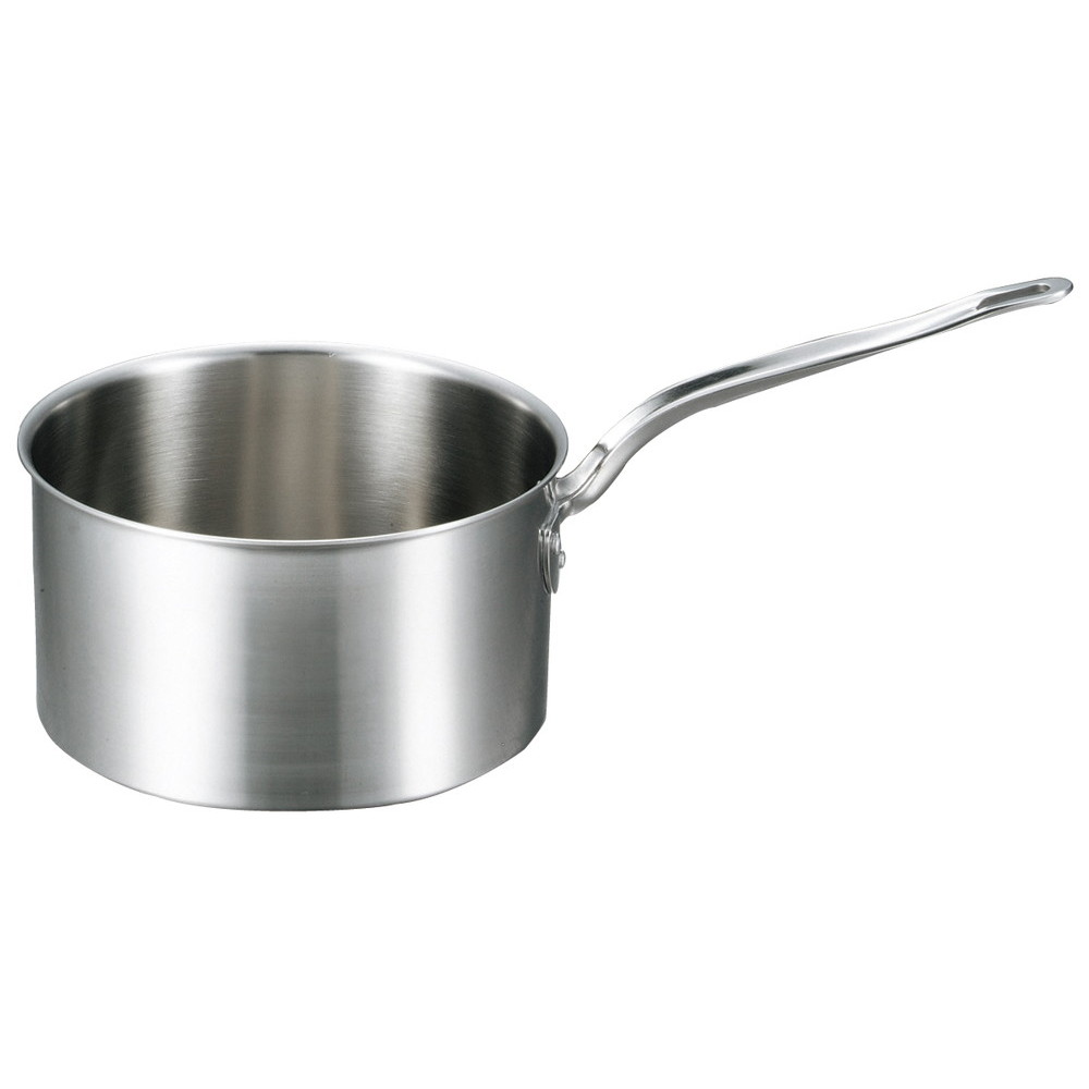 EBM ビストロ 三層クラッド 深型片手鍋 27cm 蓋無 (EBM26)(0086-01)|食器の通販 KYOEI