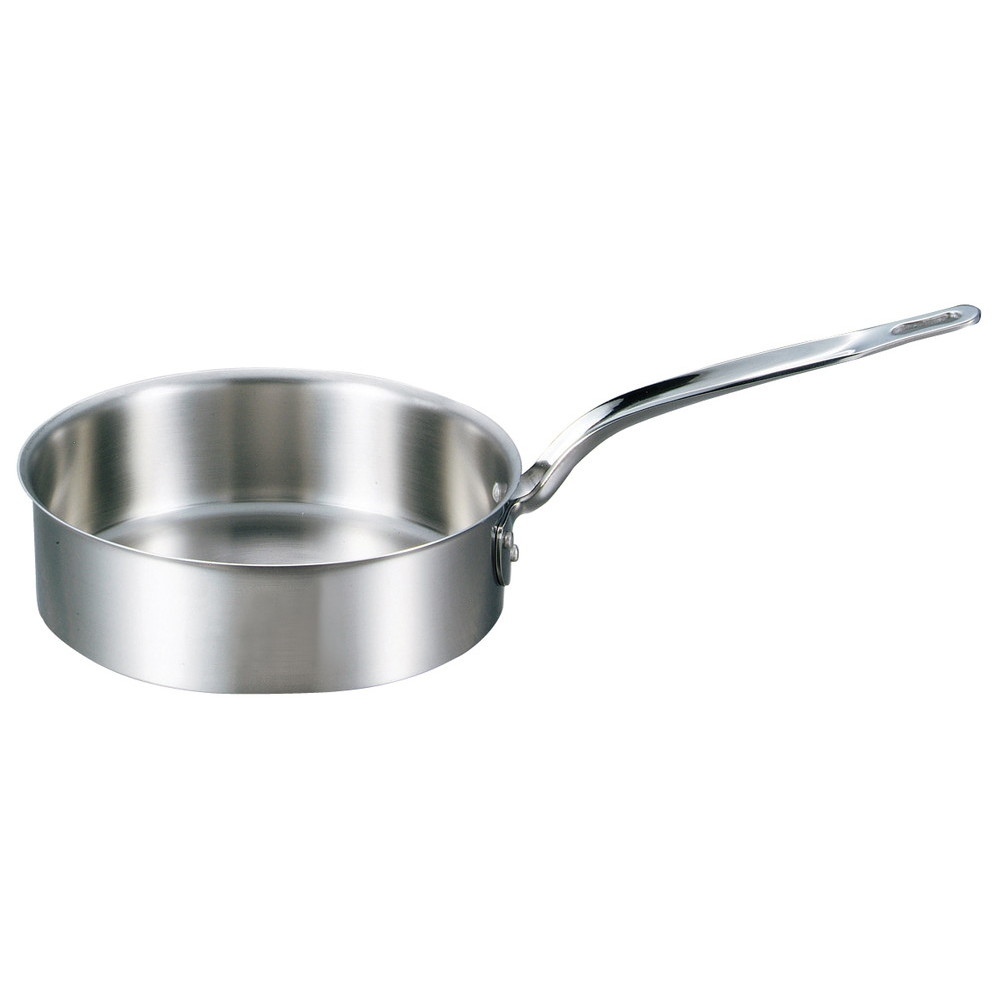 EBM ビストロ 三層クラッド 浅型片手鍋 21cm 蓋無 (EBM26)(0086-02)｜食器の通販 KYOEI 10,382円