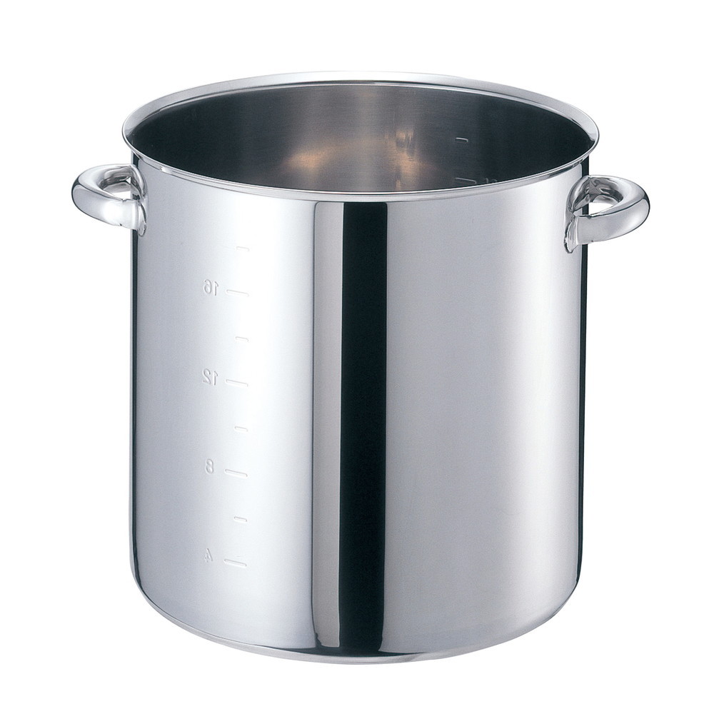 EBM モリブデンジ 寸胴鍋(目盛付)42cm 蓋無 (EBM26)(0087-01)|食器の通販 KYOEI