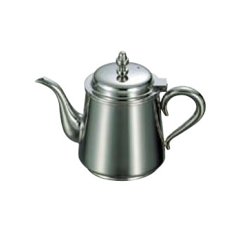 送料無料 卓上用品 ティー・お茶・紅茶用品 ポット ステンレス製 UK18-8　B渕ティーポット　5人用(670cc)(EBM26)(1289-02)｜食器の通販 KYOEI