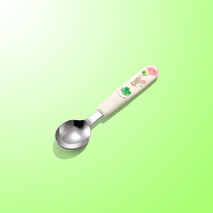 アネモネとスプーン 楽天市場】PP/ステンレス スプーン 138X31mm H38mm キドリッコ