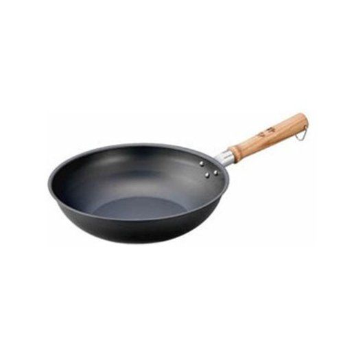 TKG　剛鉄(ごうてつ)　いため鍋　※28cm※　TKG剛鉄シリーズ　鉄製フライパン・錆びにくい・焼き切り不要・IH対応 (1-0092-0202)