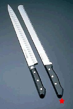 送料無料 包丁・ナイフ ミソノモリブデン鋼包丁 筋引型サーモン(両刃)No.527 27cm (1-0311-2302)|食器の通販 KYOEI