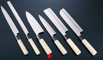 包丁・ナイフ 佐文　銀三鏡面仕上　出刃包丁　（片刃）　21cm　(1-0297-0703)｜食器の通販 KYOEI