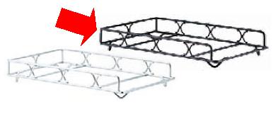 ビュッフェ/バイキング用品 送料無料 電気ビュッフェ　ウォーマー用　ワイヤースタンド　ブラック(EBM26)(1193-16)