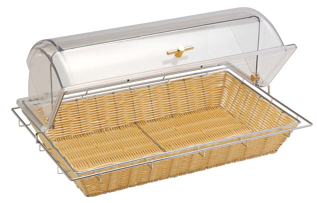 ビュッフェ/バイキング用品 送料無料 APS 角型 カバー付 バスケットG 40150 ※カバーのつまみゴールド(EBM26)(1226-01)|食器の通販 KYOEI