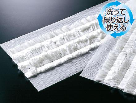 送料無料 床掃除 モップ用ダスター 吸水・から拭き用 ライトダスターW-99（100枚入）　モップ本体90cm用　(テラモト)[CL-352-799-0] A