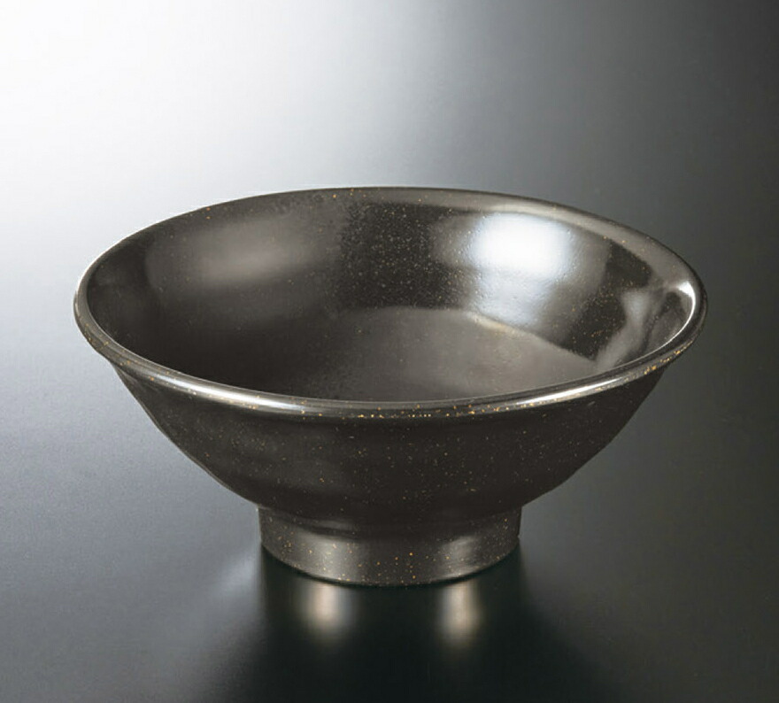 メラミンどんぶり 丼 麺鉢 黒 48個セット ラーメンうどん