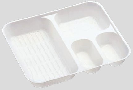 送料無料 Daiwa|弁当箱用仕切|使い捨て|宅配容器|業務用 4つ仕切 M-6用仕切　（入数：4,000）　(台和)[M-6-2]