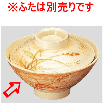 Daiwa|プラスチック食器|メラミン製|業務用食器|社員食堂|学食|飲食店 10個セット/10個以上端数注文可 茶漬碗（身）　秋草(Φ152×H71mm・500ml)　(台和)[MD-3-A]