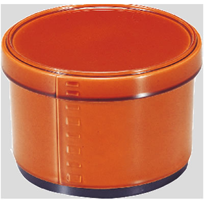 送料無料 Daiwa|プラスチック食器|耐熱ABS製|業務用食器|食器洗浄機対応 10個セット/10個以上端数注文可 メンパ飯器　春慶内黒塗(Φ118×H81mm)　(台和)[ND-218]