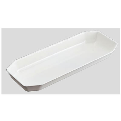 送料無料 Daiwa|プラスチック食器|メラミン製|業務用食器|大皿|バイキング 10個セット/10個以上端数注文可 デリファン　アイボリー(405×151×H53mm)　(台和)[SH-4]