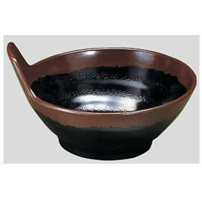 Daiwa|プラスチック食器|メラミン製|業務用食器|社員食堂|学食|飲食店 10個セット/10個以上端数注文可 天水　天目(114×124×H67mm・200ml)　(台和)[YD-28-TM]