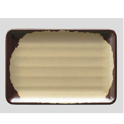 Daiwa|プラスチック食器|メラミン製|業務用食器|社員食堂|学食|飲食店 10個セット/10個以上端数注文可 焼物皿・中　益子(203×139×H17mm)　(台和)[YD-31-M]