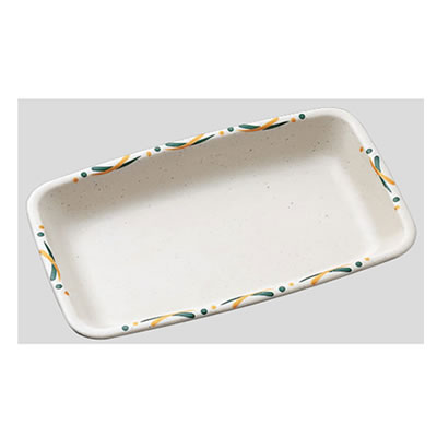 Daiwa|プラスチック食器|メラミン製|業務用食器|社員食堂|学食|飲食店 10個セット/10個以上端数注文可 深型角皿　プレアリー(192×124×H27.5mm)　(台和)[YH-600-PU]