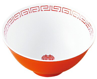 御椀　確認用 楽天市場】エンテック 瑞祥 スープ椀 外赤・内白 CA-40 中華 お椀 汁