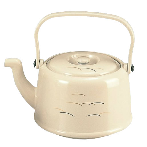 楽天市場 2l プラスチック製 どびん 急須 やすらぎ土瓶 大 アイボリー つゆ草 茶こしセット 3 14 割れにくい 丈夫 急須 Abs製 大容量 業務用メラミン食器の通販kyoei