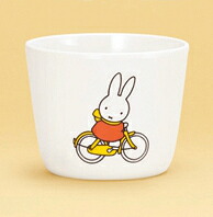 【10点セット】メラミン子供用食器 ミッフィー miffy's bicycle 湯呑(Sシリーズ) (76×60mm・175cc)関東プラスチック[CM-S11C]業務用食器 保育園・幼稚園