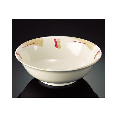 ラーメンどんぶりメラミン製 中華タンメン鉢 MB-705CN 17個セット ラーメン丼 17.3cm 彩段筋浅麺鉢 白 メラミン食器 おしゃれ 業務