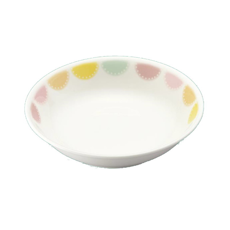 楽天市場】強化磁器製子供用食器 マカロン(パワーセラ) 深皿