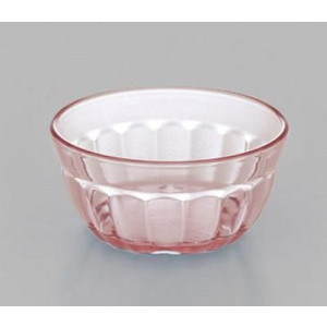 PC製 スプラッシュ　小鉢　アクアピンク　（84×H40　130ml）　三信化工[CB-87 AQP] 食器 透明 食器洗浄機・消毒保管庫対応 業務用 プラスチック製画像