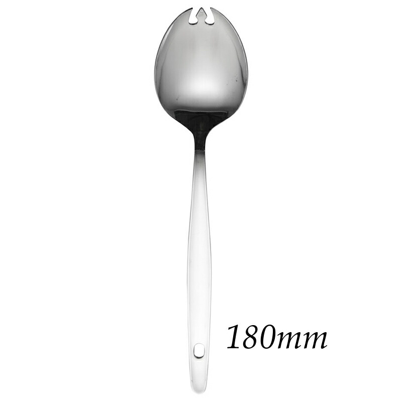 楽天市場】TKG 18-0 先割 面取り給食スプーン 穴明 カトラリー