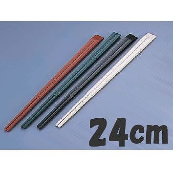 箸 24cm PBT樹脂製 ニューエコレン箸和風　天削箸　(50膳入)　24cm　レッド(1-1860-2101)｜食器の通販 KYOEI