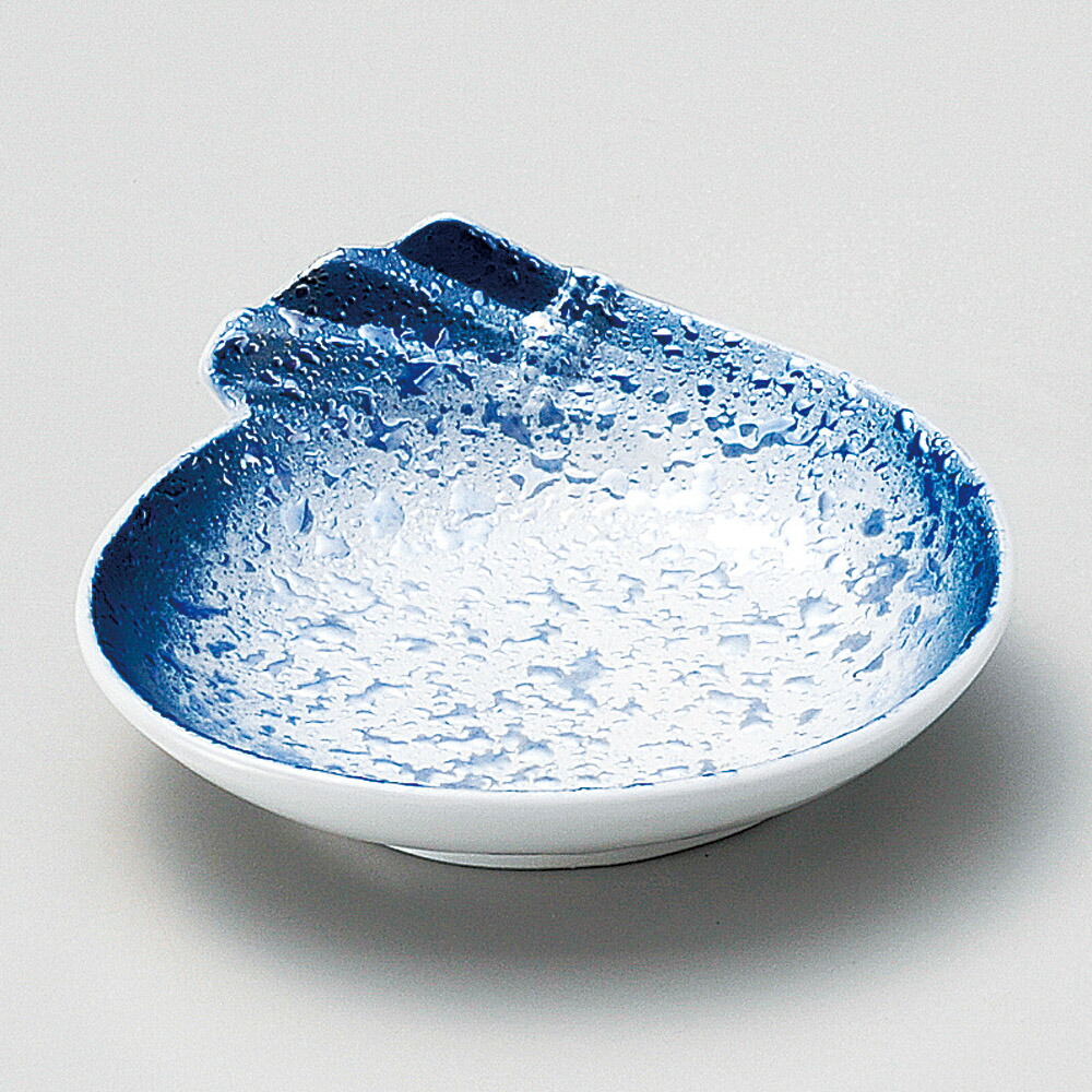 【5点セット販売】強化セラミック ブルーラスター袋型松花堂小鉢 (11.3×11.2×3.6cm) UTSUWA[231-16-717] 日本製 和食器 KYOEI陶器市 代引不可